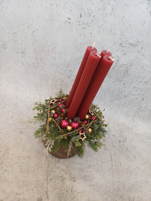 Adventní svícen do vínova — foto 3