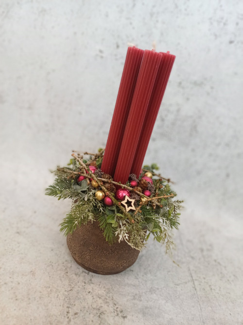 Adventní svícen do vínova — foto 5