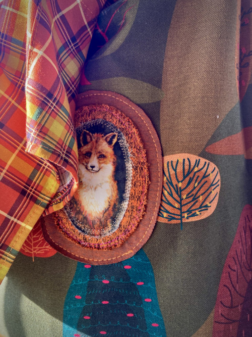 "Lady Fox", taška SLEVA: otočený vzor — foto 2