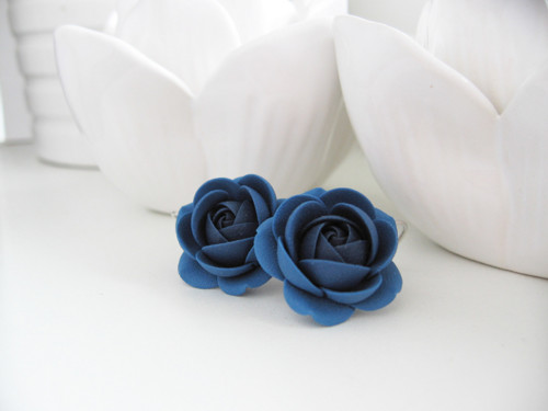 Dark Blue II, visací náušnice — foto 2