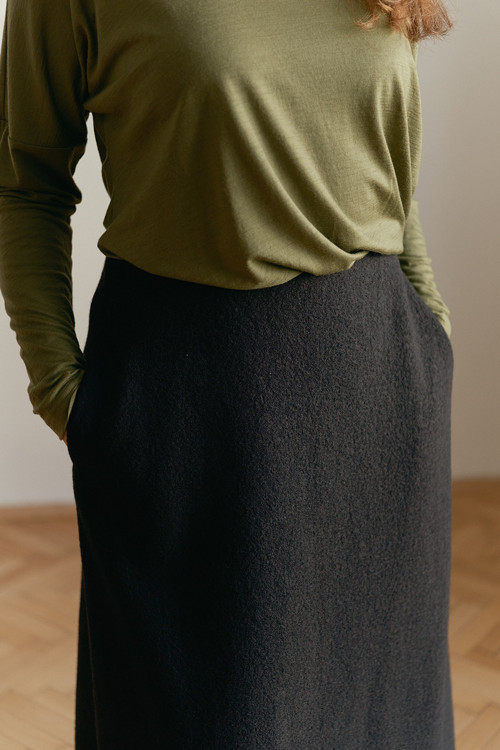 Merino sukně LANA/černá — foto 2