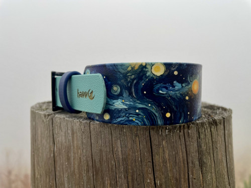 Biothane obojek - Van Gogh — foto 2