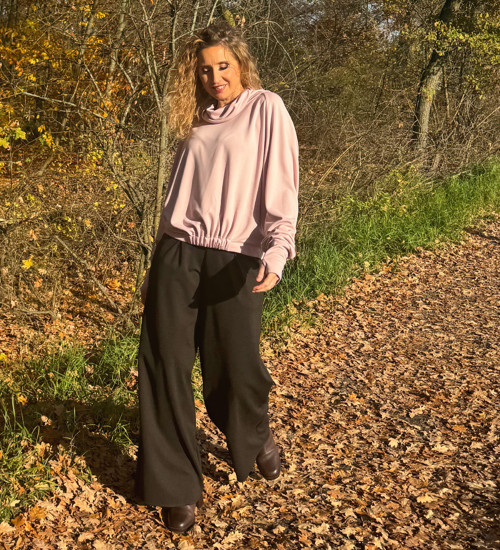 Kalhoty tmavě hnědé — foto 3