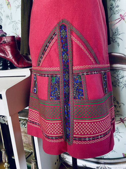 Sukně boho vintage vyšívaná — foto 3