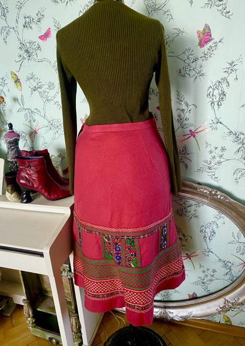 Sukně boho vintage vyšívaná — foto 5