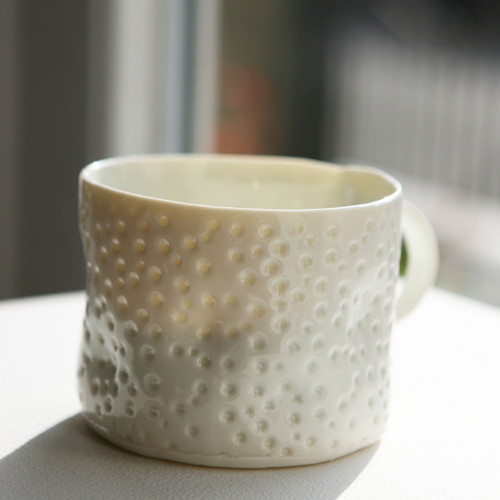 Hrníček Rosa - 320ml Celadon porcelán — foto 4