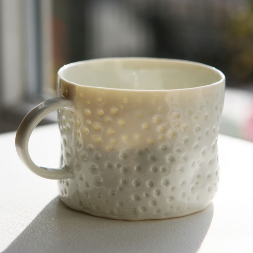 Hrníček Rosa - 320ml Celadon porcelán — foto 3