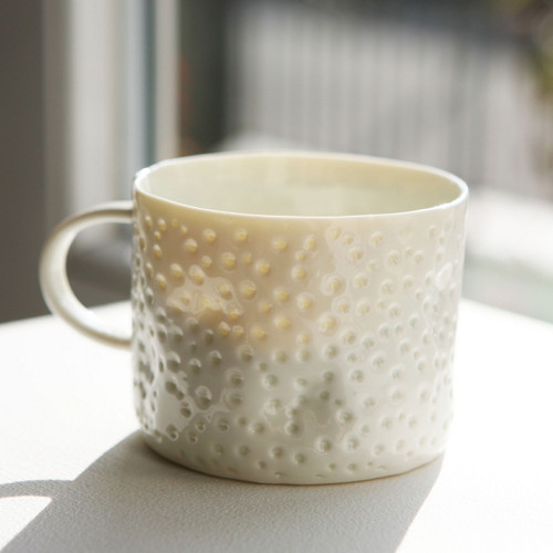 Hrníček Rosa - 320ml Celadon porcelán — foto 5