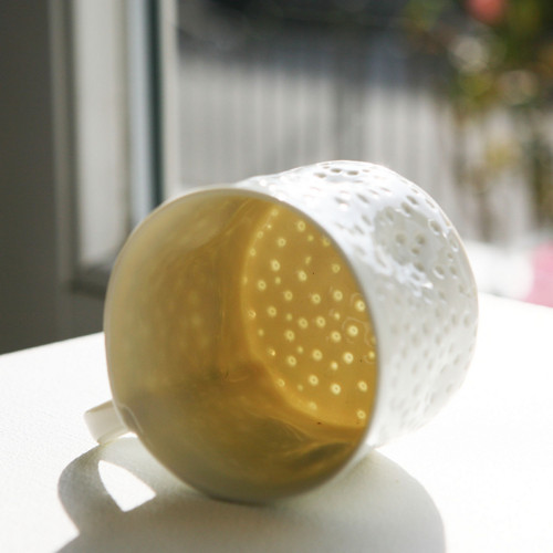 Hrníček Rosa - 200ml Celadon porcelán — foto 5