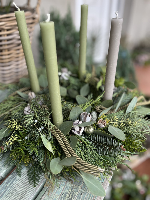 Adventní věnec zelenkavý — foto 6