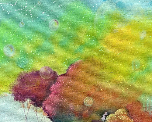 Sen o papírové lodičce - 30x30cm — foto 2