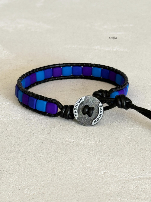 Sweet pastels - wrap náramek pro něj — foto 4