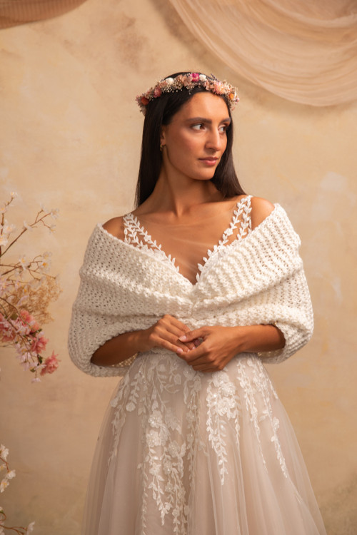 Hrubší pléd „White Whisper“ — foto 2
