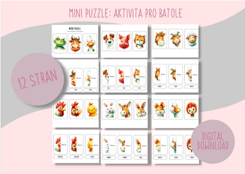 Montessori Busy Book Mini Puzzle — foto 3