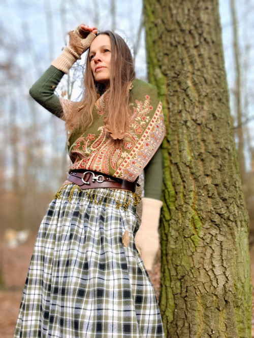 Kostka Dark Green Tartan — foto 4