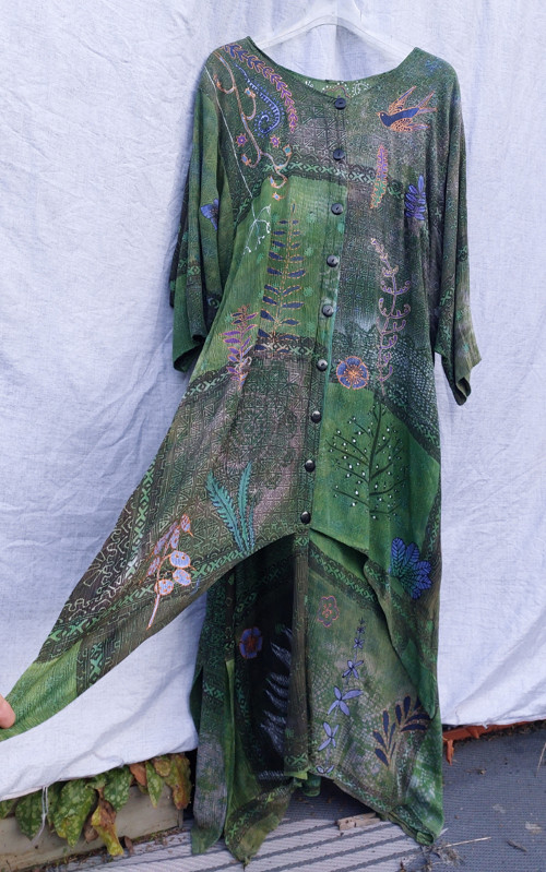 Zelené oversize šaty velikost 46-48 — foto 3