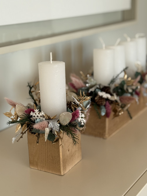 Adventní svícen PASTEL — foto 2