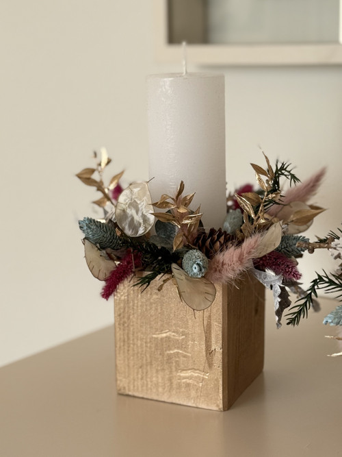 Adventní svícen PASTEL — foto 4