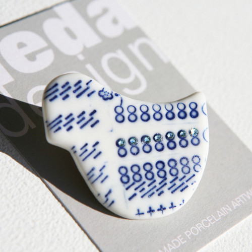 Porcelánče s příběhem - brož — foto 4