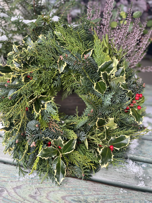 Přírodní věnec průměr 35cm/ 2ks — foto 5