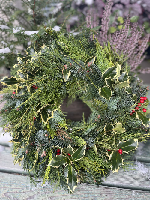 Přírodní věnec průměr 35cm/ 2ks — foto 3
