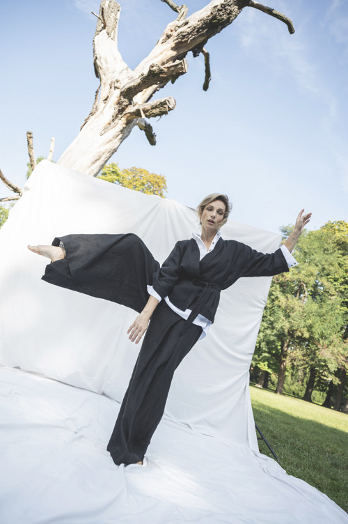 Lněné Kimono krátké — foto 2