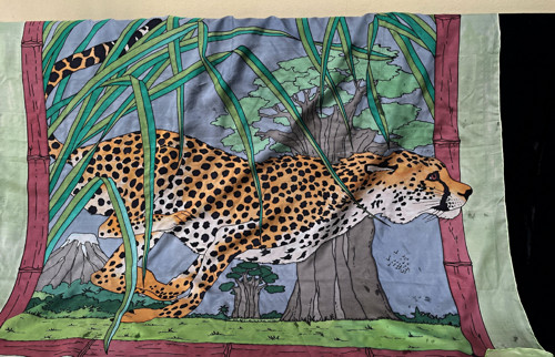 Gepard - hedvábný šátek — foto 4