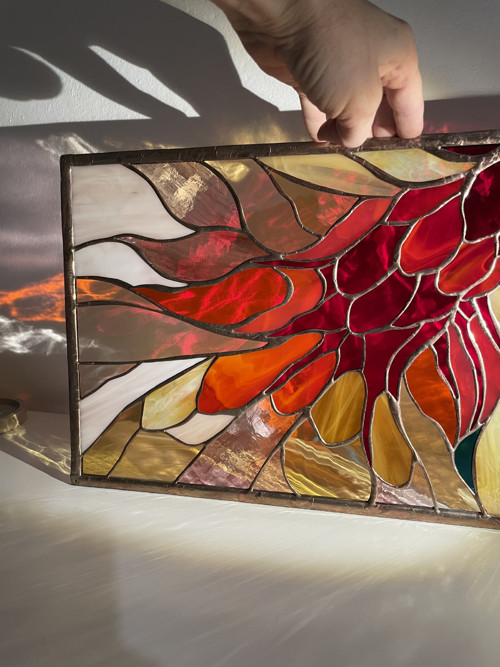 Vitráž "Flame" — foto 6