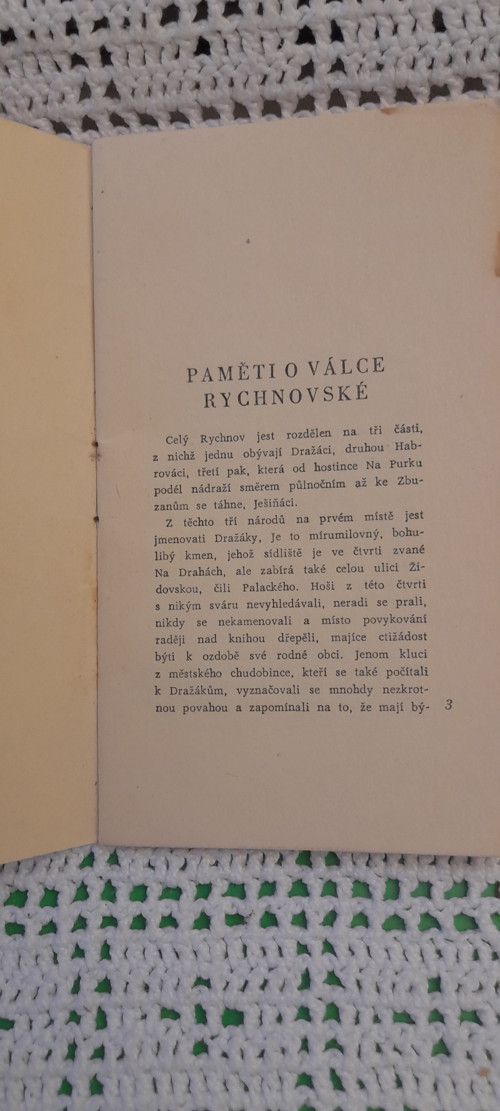 Paměti o válce rychnovské — foto 3