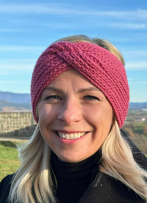 Podzimně/zimní čelenka — foto 2