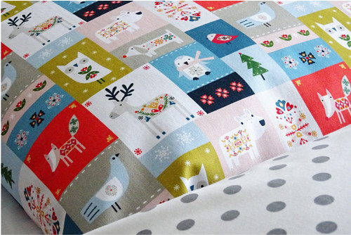 Vánoční povlečení ZIMA A VÁNOCE (patchwork styl) — foto 2