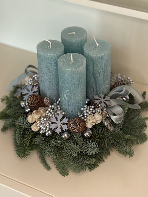 Adventní věnec BLUE — foto 2