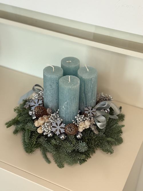 Adventní věnec BLUE — foto 4