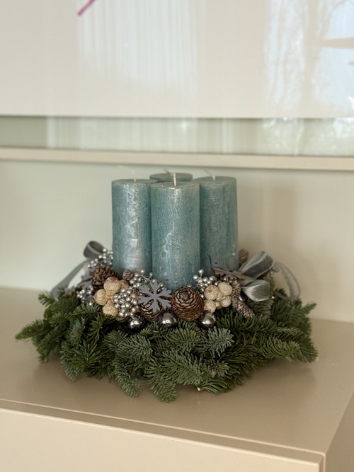 Adventní věnec BLUE — foto 5