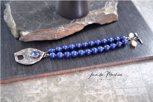 Náramek - lapis lazuli — foto 2