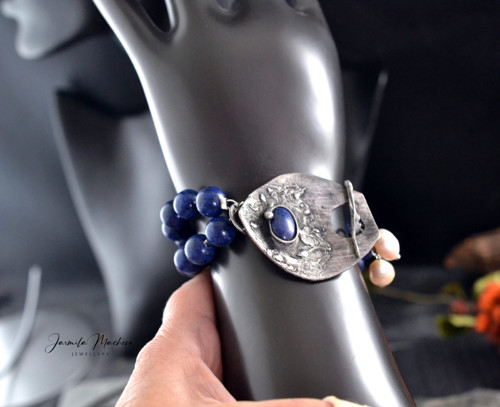Náramek - lapis lazuli — foto 4