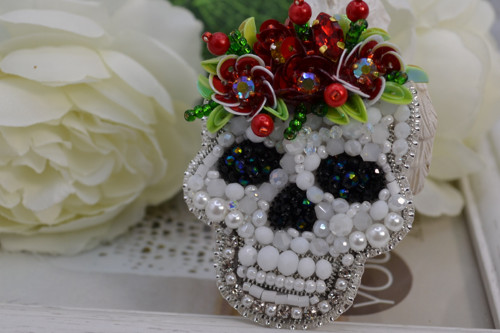 Brož Sugar skull — foto 3