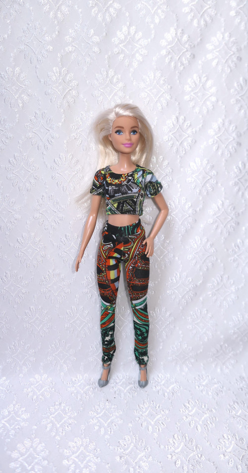 Barbie - komplet - legíny a tričko — foto 2