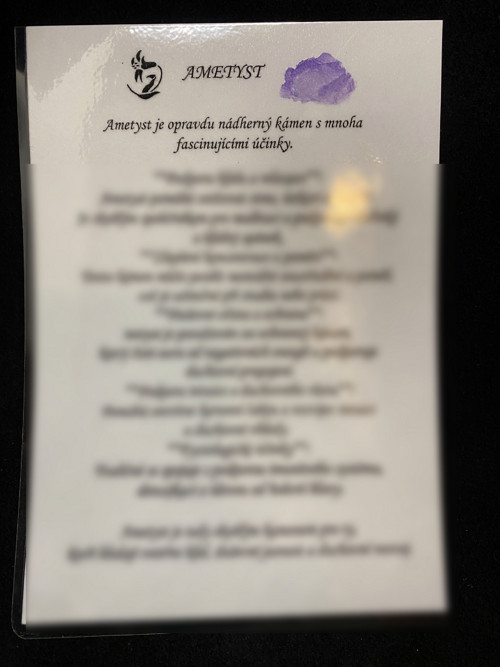Dózička na talisman s ametystem — foto 4