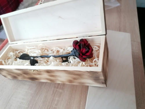 Kovaná růže - dárkové balení — foto 3