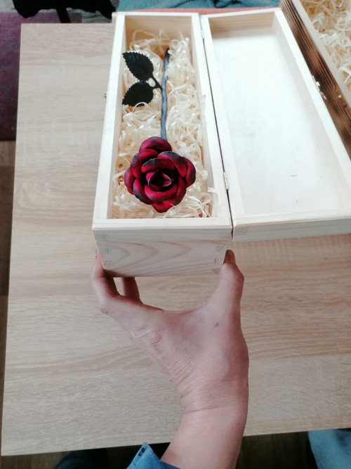 Kovaná růže - dárkové balení — foto 5