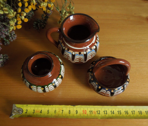 Keramické miniatury, 3 kusy — foto 5