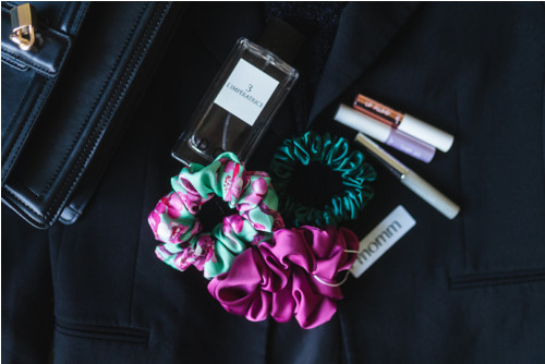 Hedvábná scrunchie "SAKURA" — foto 2