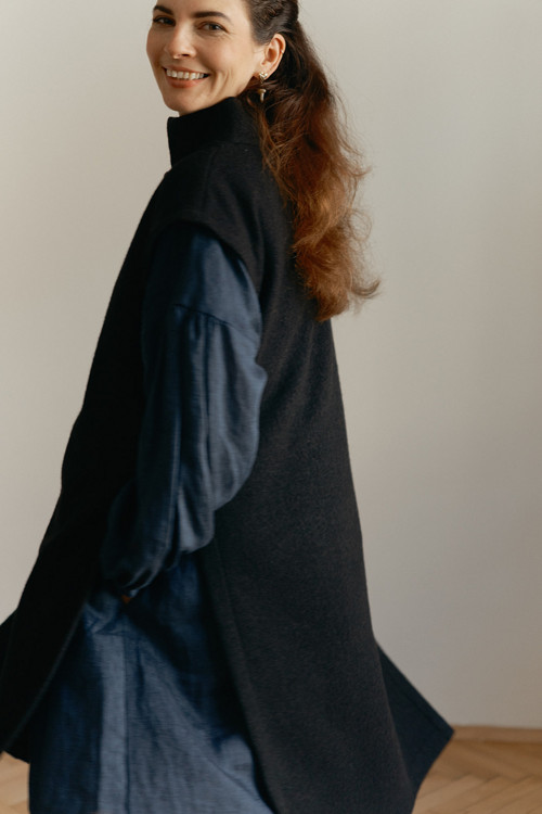 Merino vesta LANA/černá — foto 4