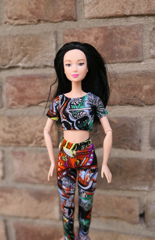 Barbie - komplet - legíny a tričko — foto 2