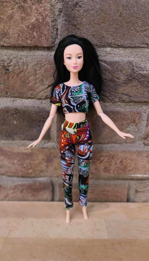 Barbie - komplet - legíny a tričko — foto 3