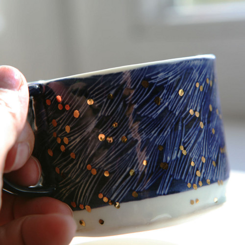 Hrníček Padá hvězda - 200ml porcelán — foto 4