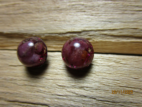 Org. náušnice ,, Rubínovky " — foto 2