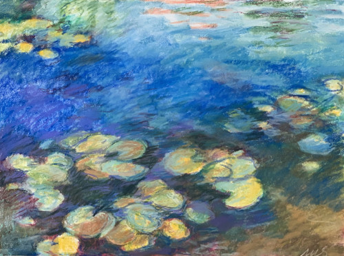 Lekníny, pastel — foto 2