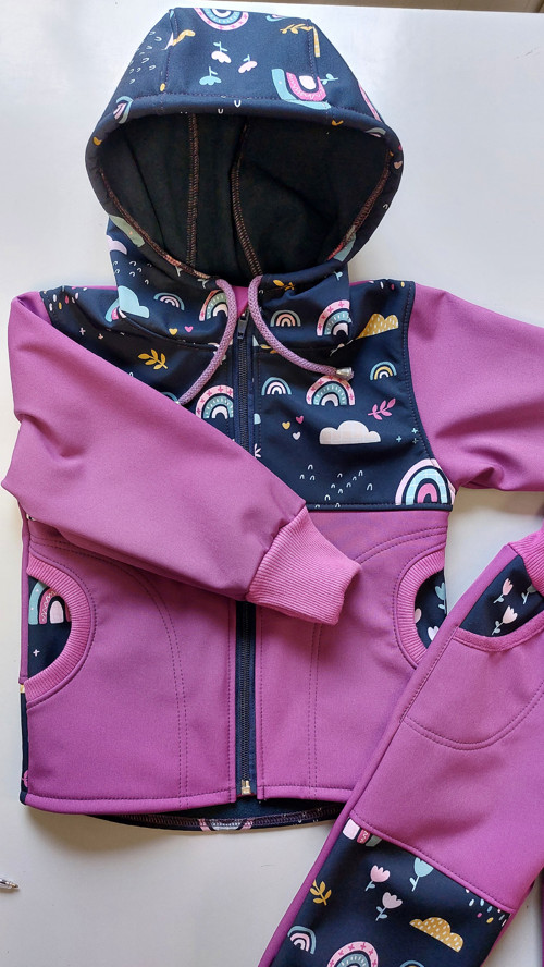 Kalhoty softshell, Duha a Purpur v.92 — foto 3